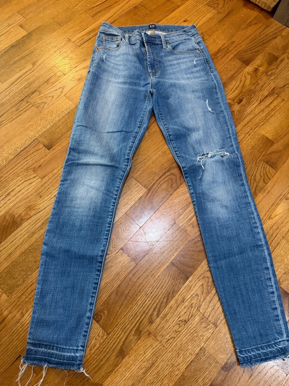 Gap Denim Distressed Skinny Jeans